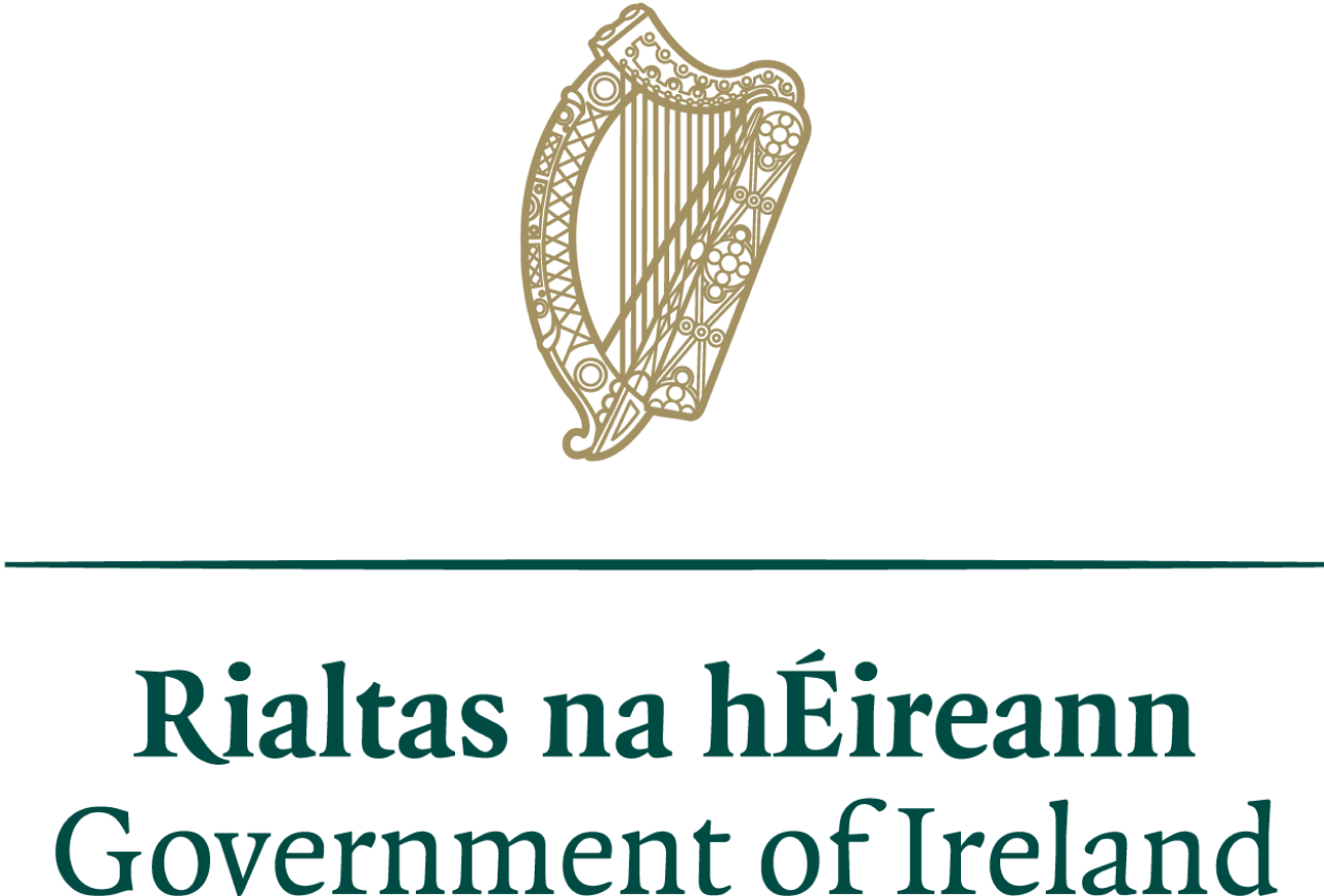 This is an image showing the logo of the Govenment of Ireland